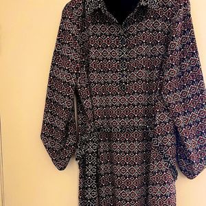 Lace&Mesh Dress 1XL